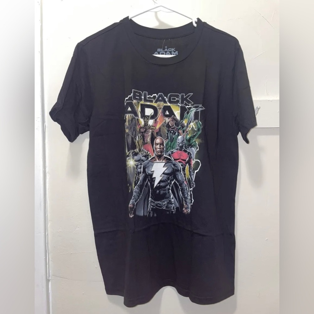 DC Comics Black Adam Collage T-Shirt Men's/Unisex T-Shirt Large & Medium NWT